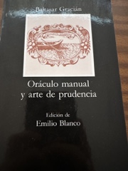 Oráculo manual y arte de prudencia Image Cover
